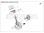 CFMOTO 2022 UTV UFORCE 600 (CF600UTR [T1b] ) CRANKSHAFT @^ CONNECTING ROD @^ PISTON ASSY. - E04