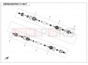 CFMOTO 2023 UTV UFORCE 600 (CF600UTR [T1b] ) FRONT CV SHAFT - F27