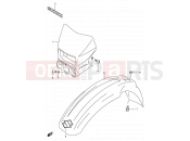 SUZUKI DR-Z400S K4 (2004) (E03,E28,E33) 39C - FRONT FENDER (MODEL K3/K4)