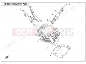CFMOTO 2023 UTV UFORCE 600 (CF600UTR [T1b] ) CYLINDER BODY ASSY. - E02-3