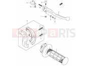 SUZUKI DR-Z400S K4 (2004) (E03,E28,E33) 41 - RIGHT HANDLE LEVER