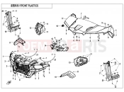 CFMOTO 2024 UTV UFORCE 600 (CF600UTR [T1b] ) FRONT PLASTICS - F04-1