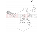 SUZUKI DR-Z400S K4 (2004) (E03,E28,E33) 42 - LEFT HANDLE LEVER