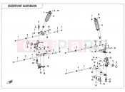 CFMOTO 2024 UTV UFORCE 600 (CF600UTR [T1b] ) FRONT SUSPENSION - F05