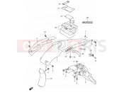 SUZUKI DR-Z400S K4 (2004) (E03,E28,E33) 43A - REAR FENDER (MODEL K2/K3/K4)