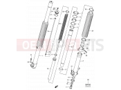 SUZUKI DR-Z400S K4 (2004) (E03,E28,E33) 47A - FRONT FORK DAMPER (MODEL K2/K3/K4)