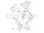 SUZUKI DR-Z400S K4 (2004) (E03,E28,E33) 48 - FRONT FORK BRACKET
