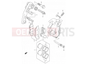 SUZUKI DR-Z400S K4 (2004) (E03,E28,E33) 50 - FRONT CALIPER