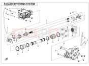 CFMOTO 2025 UTV UFORCE 600 (CF600UTR [T1b] ) DRIVETRAIN SYSTEM - F30-V2