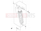 SUZUKI DR-Z400S K4 (2004) (E03,E28,E33) 53 - REAR SHOCK ABSORBER