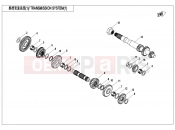 CFMOTO 2025 UTV UFORCE 600 (CF600UTR [T1b] ) TRANSMISSION SYSTEM(1) - E06-1