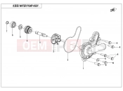 CFMOTO 2025 UTV UFORCE 600 (CF600UTR [T1b] ) WATER PUMP ASSY - E08