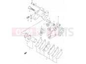 SUZUKI DR-Z400S K4 (2004) (E03,E28,E33) 56 - REAR CALIPER