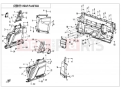 CFMOTO UFORCE 600 (CF600UTR [T1b] ) REAR PLASTICS - F04-4-V2