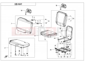 CFMOTO UFORCE 600 (CF600UTR [T1b] ) SEAT - F13