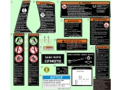 CFMOTO UFORCE 600 (CF600UTR [T1b] ) WARNING DECAL - F19-2-A-V4