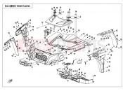 CFMOTO 2014 UTV UFORCE 800 (CF800-3) FRONT PLASTICS - F04-1