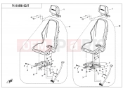 CFMOTO 2014 UTV UFORCE 800 (CF800-3) SEAT  - F13-B