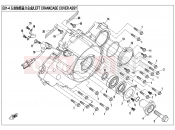 CFMOTO 2014 UTV UFORCE 800 (CF800-3) LEFT CRANKCASE COVER ASSY - E01-4