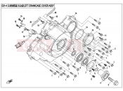 CFMOTO UFORCE 800 (CF800-3) LEFT CRANKCASE COVER ASSY