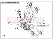 CFMOTO UFORCE 800 (CF800-3) CYLINDER HEAD NO.2 ASSY.