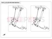 CFMOTO UFORCE 800 (CF800-3) 5-POINT SAFETY BELT