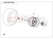 CFMOTO UFORCE 800 (CF800-3) FRONT WHEEL - F07