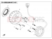 CFMOTO UFORCE 800 (CF800-3) MAGNETO ASSY. - E03-A