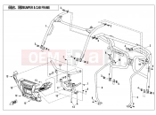 CFMOTO 2017 UTV UFORCE 800 (CF800-3) BUMPER @^ CAB FRAME - F23