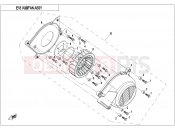 CFMOTO 2017 UTV UFORCE 800 (CF800-3) FAN ASSY. - E18