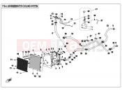 CFMOTO UFORCE 800 (CF800-3) WATER COOLING SYSTEM - F18-1