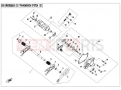 CFMOTO 2019 UTV UFORCE 800 (CF800-3) TRANSMISSION SYSTEM(3) - E06-3-V2