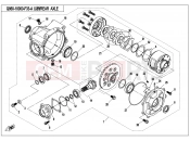 CFMOTO 2017 UTV UFORCE 800 (CF800UTR-2) REAR AXLE(AUTOMATIC DIFFERENTIAL LOCK) - F33-A