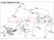 CFMOTO 2018 UTV UFORCE 800 (CF800UTR-2) BUMPER @^ CAB FRAME - F23