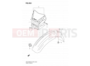 SUZUKI DR-Z400S K5 (2005) (E03,E28,E33) 40A - FRONT FENDER (MODEL K9)