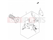 SUZUKI DR-Z400S K5 (2005) (E03,E28,E33) 43 - LEFT HANDLE LEVER