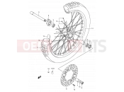 SUZUKI DR-Z400S K5 (2005) (E03,E28,E33) 49 - FRONT WHEEL