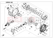 CFMOTO 2020 UTV UFORCE 800 (CF800UTR-2) REAR AXLE(AUTOMATIC DIFFERENTIAL LOCK) - F33-A-V3