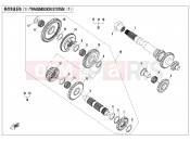 CFMOTO 2020 UTV UFORCE 800 (CF800UTR-2) TRANSMISSION SYSTEM(1) - E06-1-V3