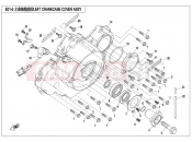 CFMOTO 2021 UTV UFORCE 800 (CF800UTR-2) LEFT CRANKCASE COVER ASSY. - E01-5