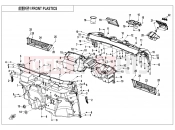 CFMOTO UFORCE 800 (CF800UTR-4) FRONT PLASTICS - F04-2