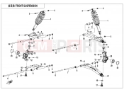 CFMOTO UFORCE 800 (CF800UTR-4) FRONT SUSPENSION - F05