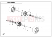 CFMOTO UFORCE 800 (CF800UTR-4) REAR WHEEL - F11