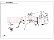 CFMOTO UFORCE 800 (CF800UTR-4) BUMPER @^ CAB FRAME - F23-A