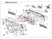 CFMOTO 2026 UTV UFORCE 800 (CF800UTR-4) FRONT PLASTICS - F04-2-V2