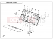 CFMOTO 2026 UTV UFORCE 800 (CF800UTR-4) REAR PLASTICS - F04-6