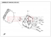 CFMOTO 2026 UTV UFORCE 800 (CF800UTR-4) LEFT CRANKCASE COVER ASSY - E01-4-V2