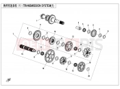 CFMOTO 2026 UTV UFORCE 800 (CF800UTR-4) TRANSMISSION SYSTEM(1) - E06-1