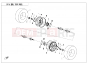 CFMOTO 2014 UTV UFORCE 800 (CF800UU-A) FRONT WHEEL - F07-A
