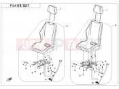 CFMOTO 2014 UTV UFORCE 800 (CF800UU-A) SEAT - F13-A